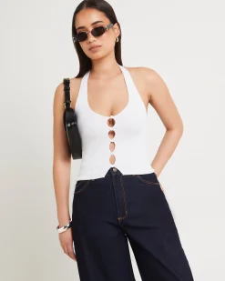 Kaia Keyhole Halter Top