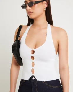 Kaia Keyhole Halter Top