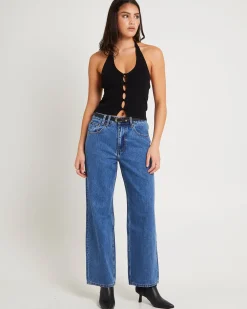 Kaia Keyhole Halter Top