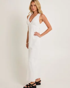 Kaia V Neck Midi Dress