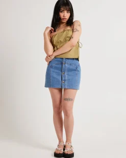 Kansas Denim Mini Skirt