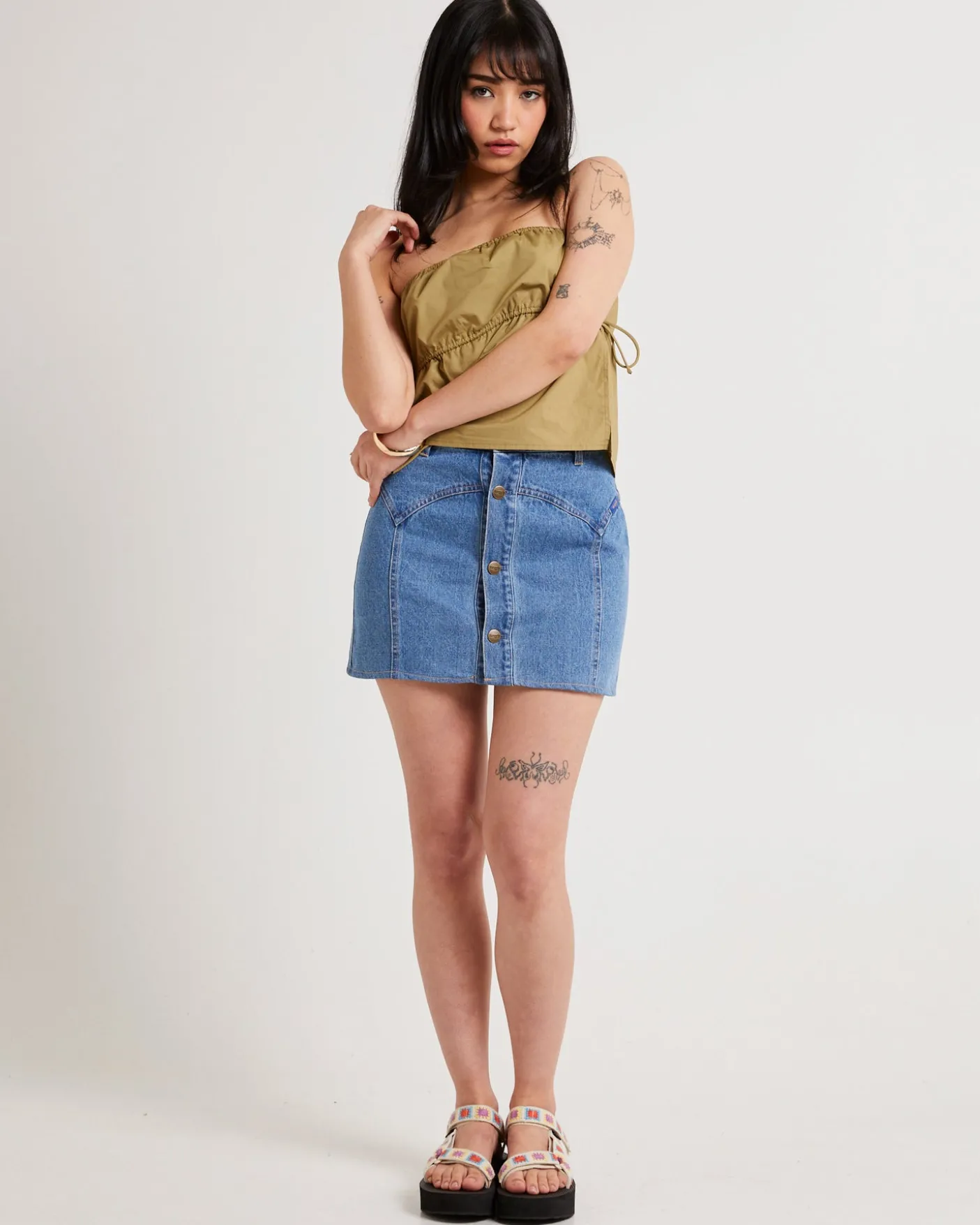 Kansas Denim Mini Skirt