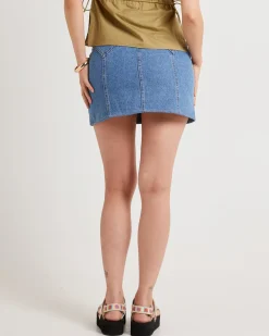Kansas Denim Mini Skirt