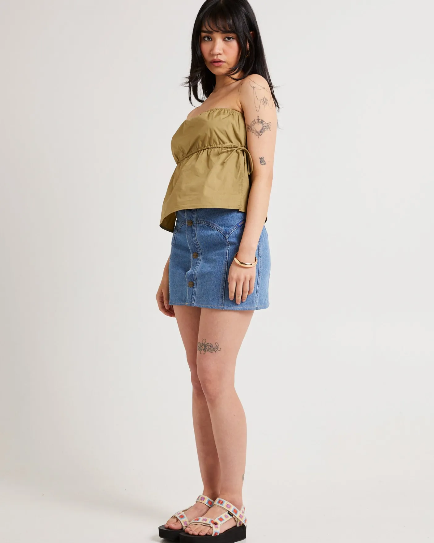 Kansas Denim Mini Skirt