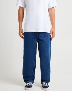 Kay Embroided Wide Leg Denim Pants