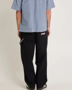 Kay Embroided Wide Leg Denim Pants