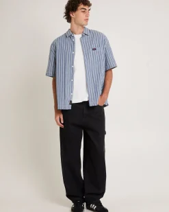 Kay Embroided Wide Leg Denim Pants