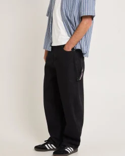 Kay Embroided Wide Leg Denim Pants