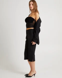 Kaylee Mesh Ruffle Top
