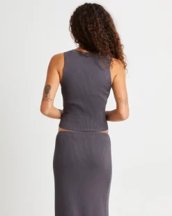 Kelse Knitted Button Vest