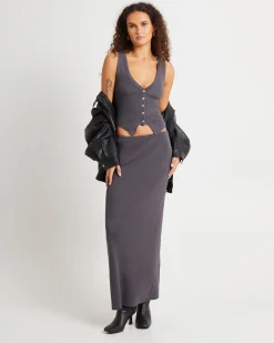 Kelse Knitted Maxi Skirt