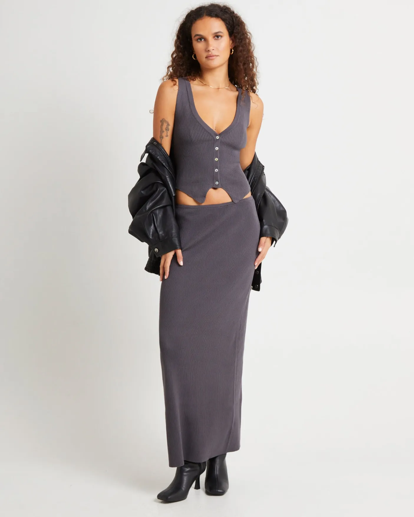 Kelse Knitted Maxi Skirt