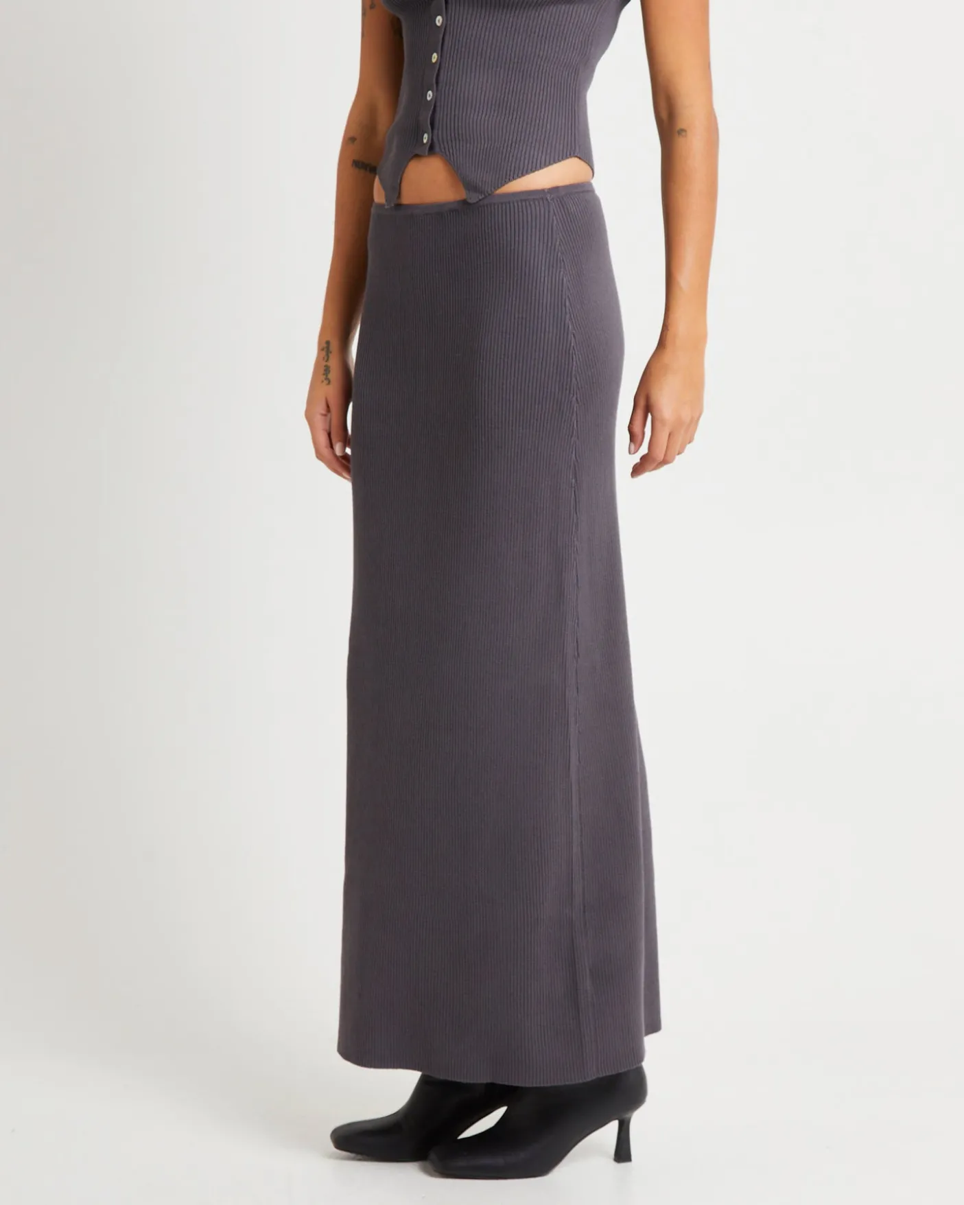 Kelse Knitted Maxi Skirt