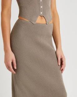 Kelse Knitted Maxi Skirt
