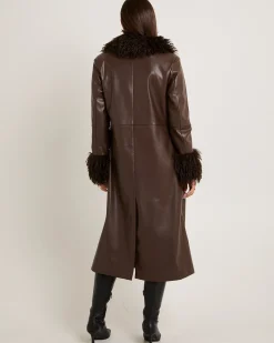 Kendall Contrast Fur Pu Coat