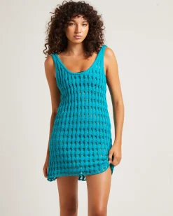 Kendall Mini Dress in Turquoise
