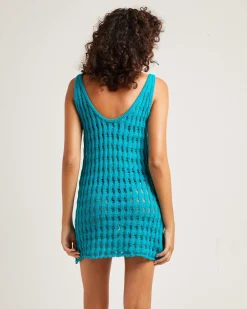 Kendall Mini Dress in Turquoise