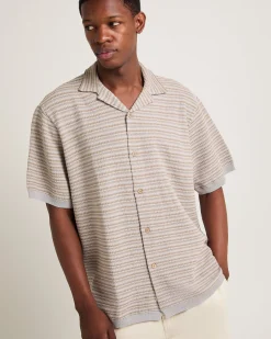 Keslo Striped Knitted Shirt