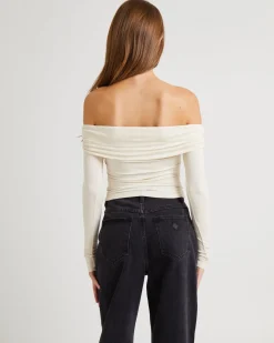 Kia Cold Shoulder Ruch Top