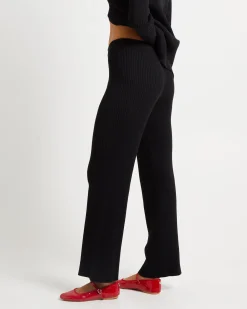 Kiah Knit Pants Black