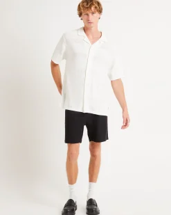 Knitted Short Sleeve Resort Shirt