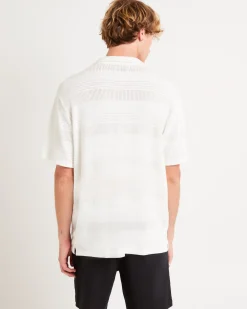 Knitted Short Sleeve Resort Shirt