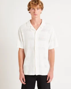 Knitted Short Sleeve Resort Shirt