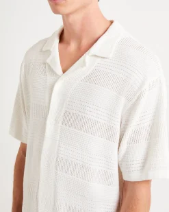 Knitted Short Sleeve Resort Shirt