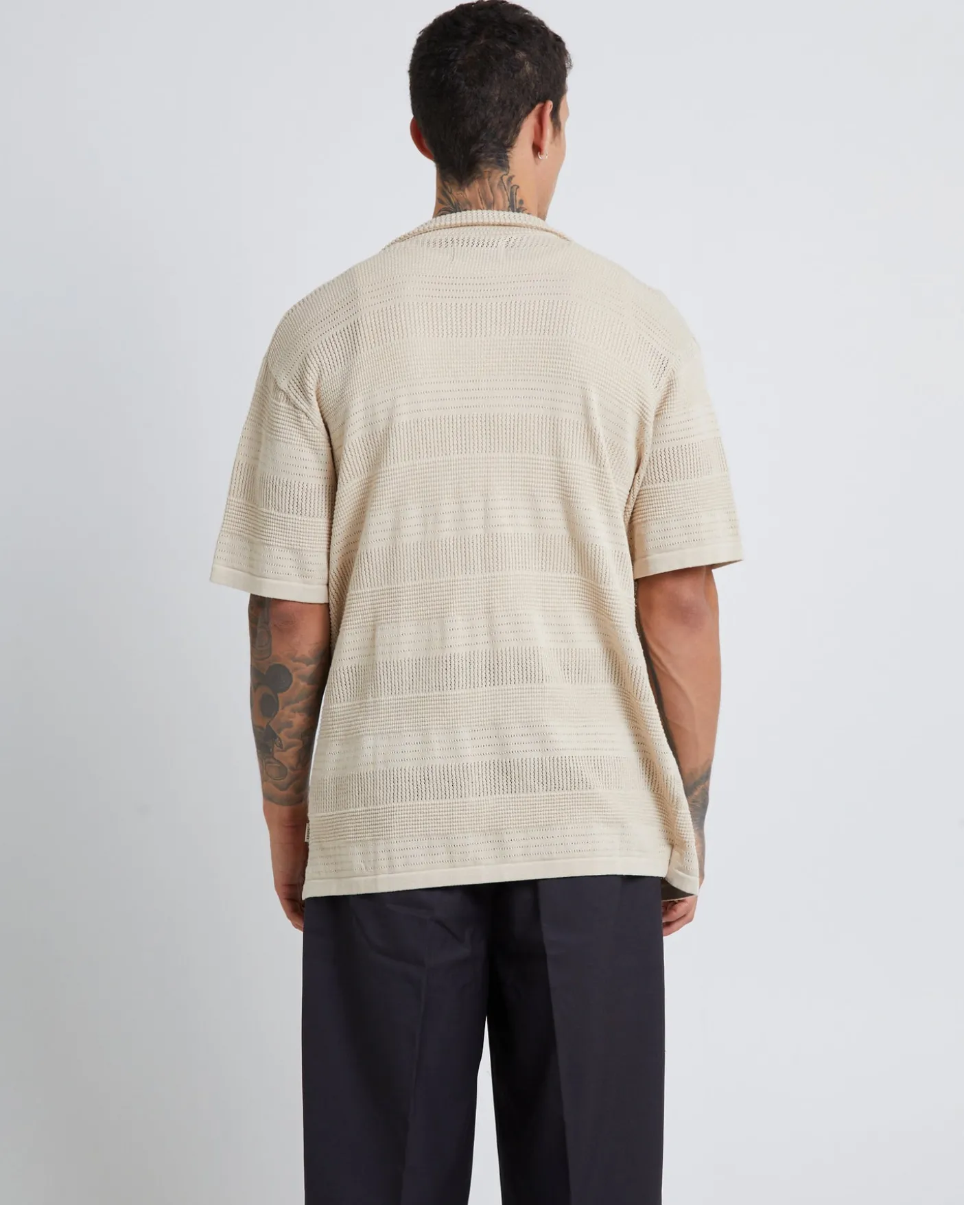 Knitted Short Sleeve Resort Shirt