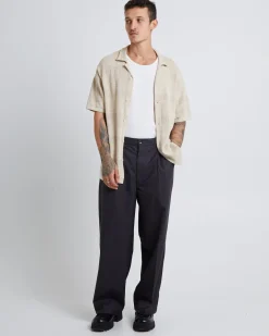 Knitted Short Sleeve Resort Shirt