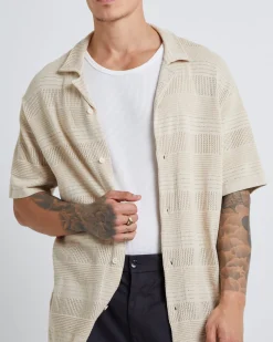 Knitted Short Sleeve Resort Shirt