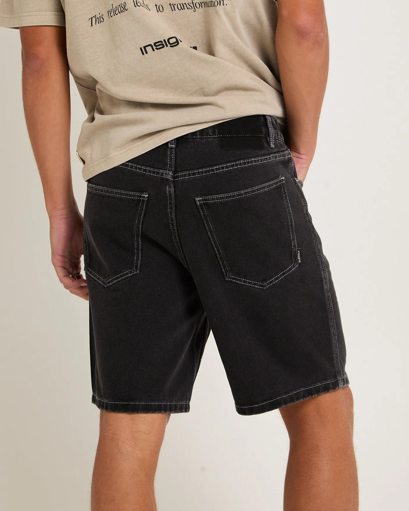 Knocker Contrast Vintage Denim Shorts