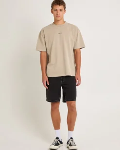 Knocker Contrast Vintage Denim Shorts