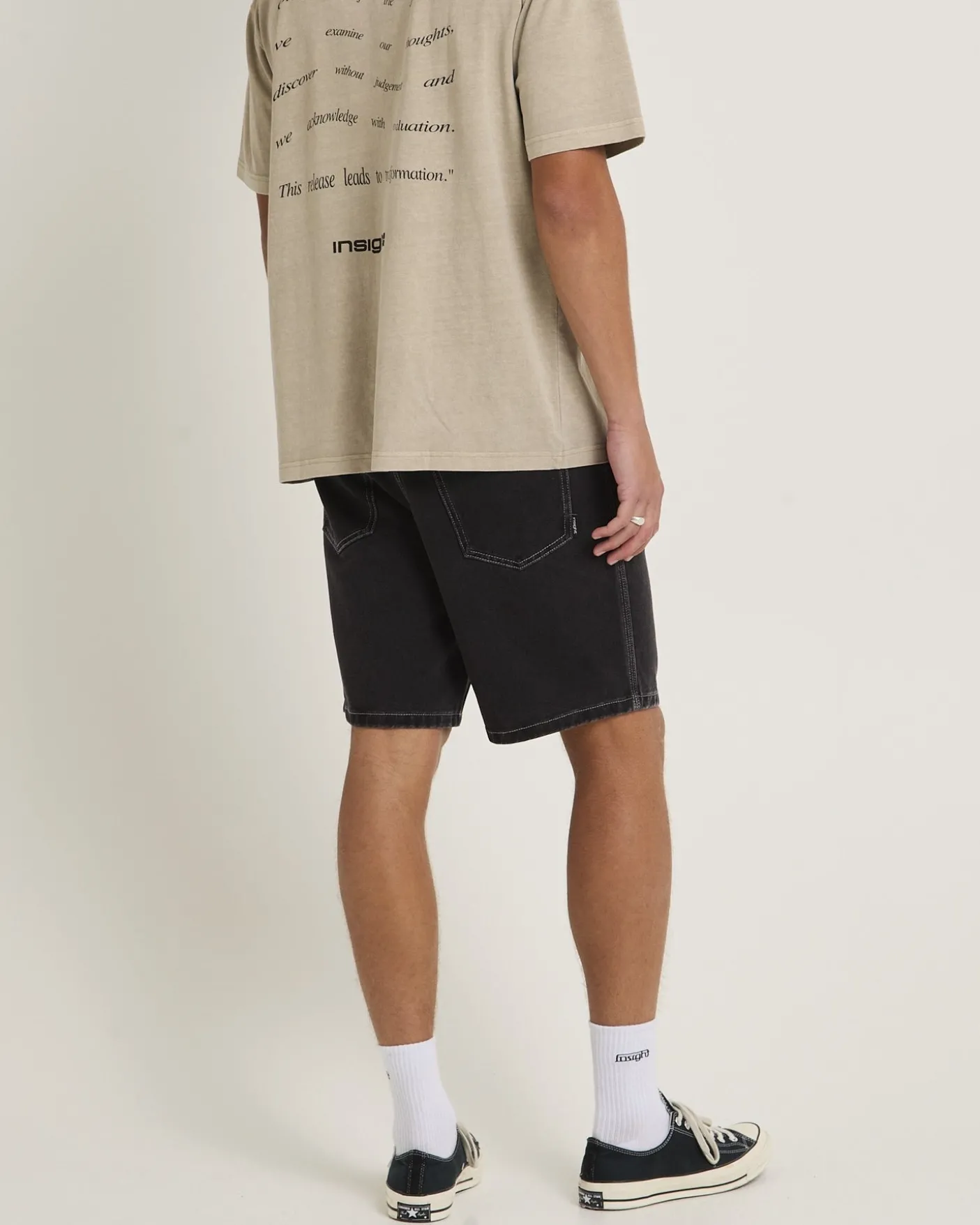 Knocker Contrast Vintage Denim Shorts