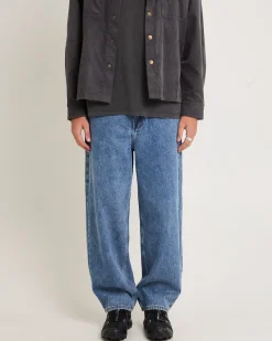 Knocker Wide Leg Denim Jeans