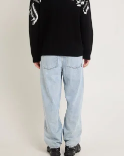 Knocker Wide Leg Denim Jeans