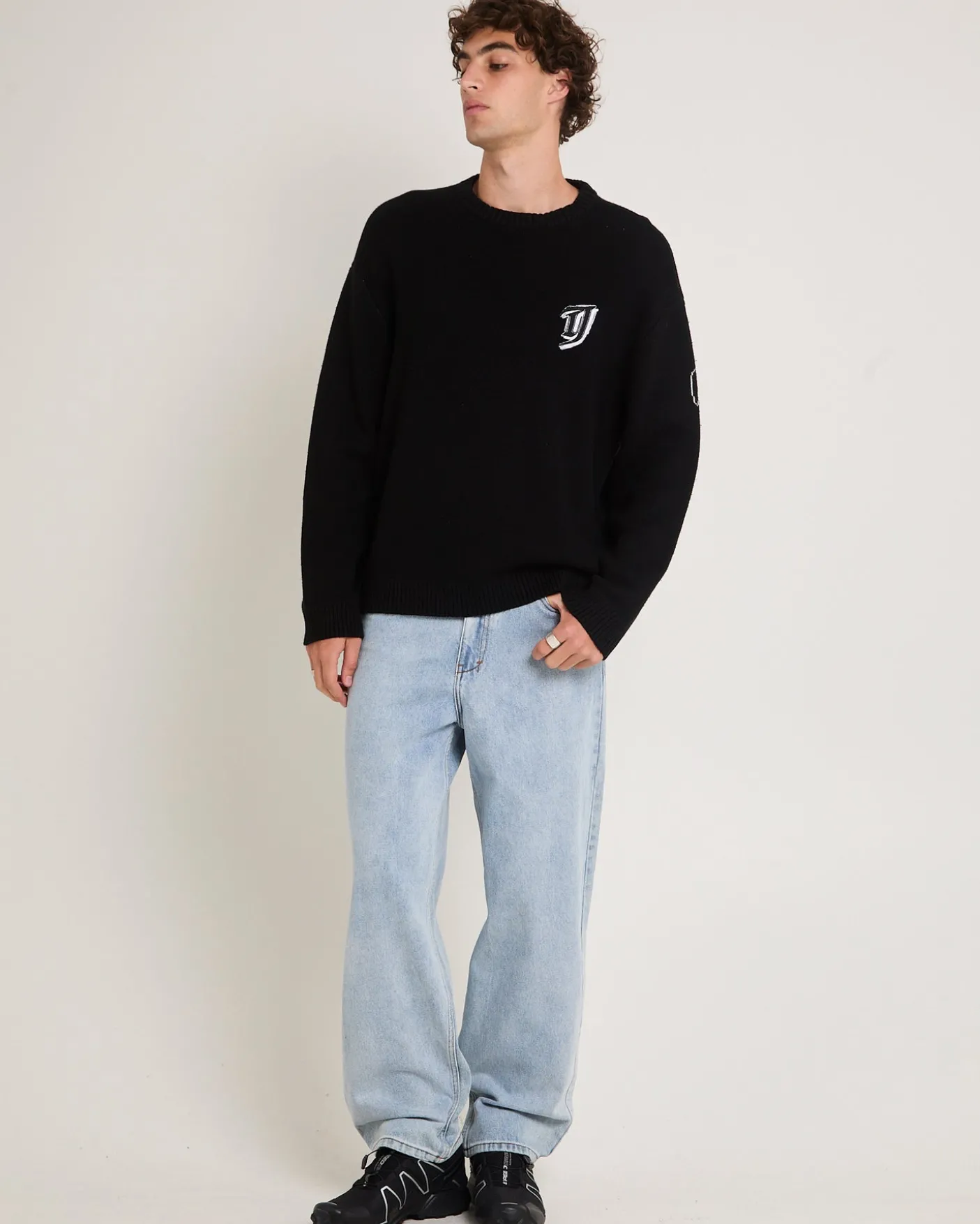Knocker Wide Leg Denim Jeans