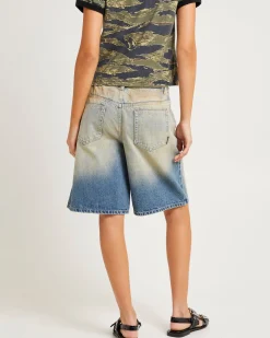 Kourtney Longline Denim Jorts
