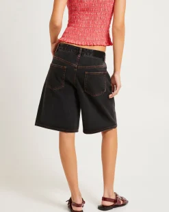 Kourtney Longline Denim Jorts