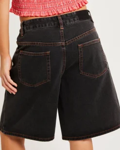 Kourtney Longline Denim Jorts