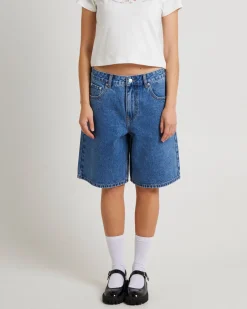 Kourtney Longline Denim Jorts