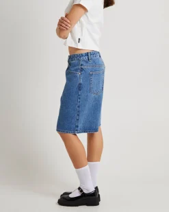 Kourtney Longline Denim Jorts