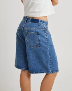 Kourtney Longline Denim Jorts