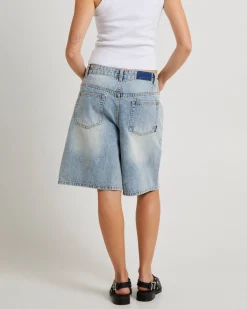 Kourtney Longline Denim Jorts
