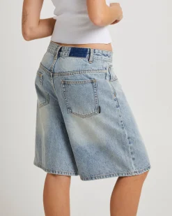 Kourtney Longline Denim Jorts
