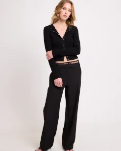 Kyra Lace Insert Pants