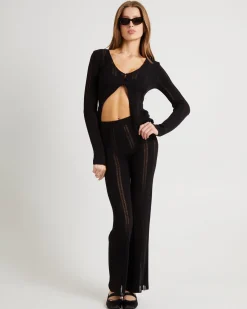 Ladder Knit Pants