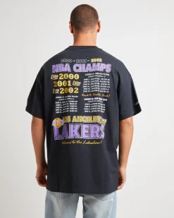 Lakers Final Champions T-Shirt in Faded Black