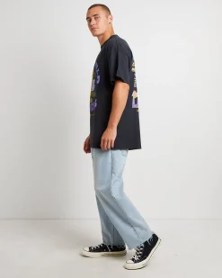 Lakers Final Champions T-Shirt in Faded Black