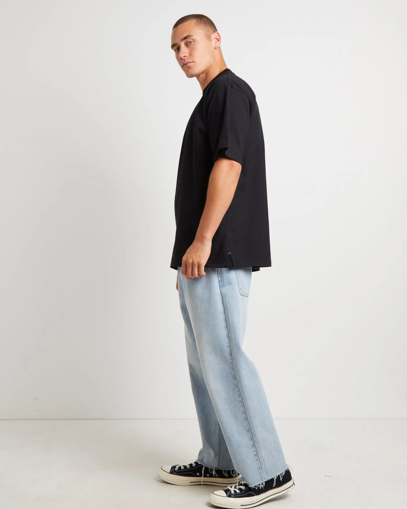 Lando Short Sleeve T-Shirt in Black